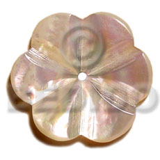 25mm flower mop Shell Pendants
