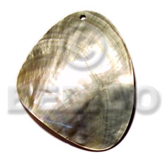 50mmx45mm blacklip Shell Pendants