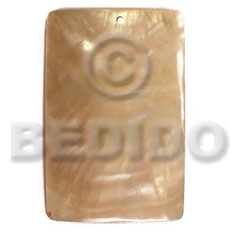 40mmx27mm rectangular mop Simple Cuts Pendants