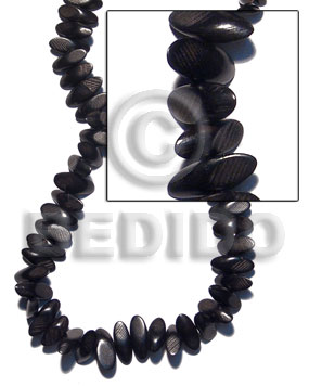 Slide Cut Wood Beads