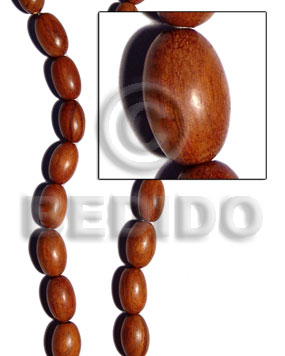 hand made Bayong oval 16mmx25mm Teardrop & Oval Wood Beads