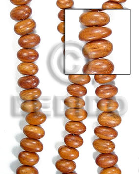 hand made Bayong oval nuggets 10x15mm Teardrop & Oval Wood Beads