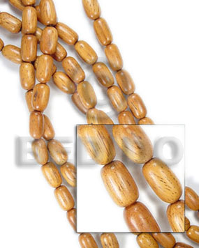 hand made Bayong oval 10x15mm Teardrop & Oval Wood Beads