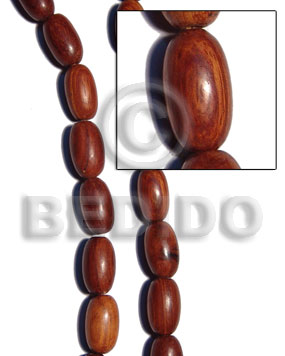 hand made Bayong oval 28mmx16mm Teardrop & Oval Wood Beads