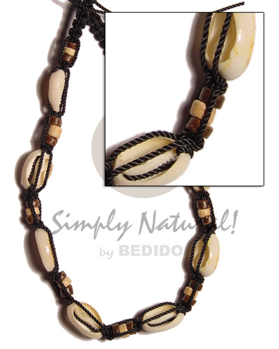 hand made Sigay black macramie Teens Necklace