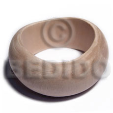 Wholesale Raw Natural Wooden Blank Bangle Casing Only Ht=35Mm And 27Mm / 70Mm Inner Diameter / 10Mm Thickness - Unfinished Plain Wooden Bangles