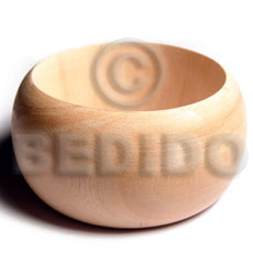 Plain Wholesale Raw Natural Wooden Blank Bangle Casing Only