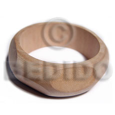 Wholesale Raw Natural Wooden Blank Bangle Casing Only Ht= 25Mm / 70Mm Inner Diameter / 12Mm Thickness - Unfinished Plain Wooden Bangles