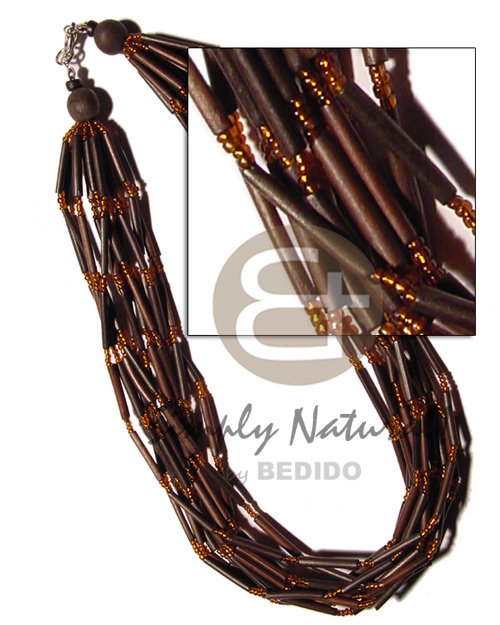 12 layers agsam burning bamboo Unisex Necklace