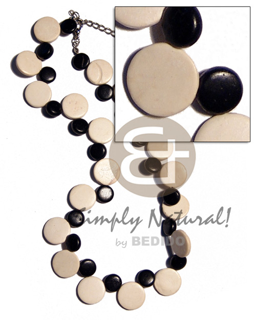 Single row 10mm black Womens Necklace