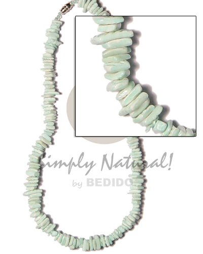 hand made White rose dyed in pastel Womens Necklace