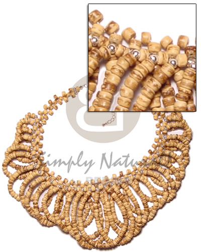 4-5mm coco pokalet tiger regal Womens Necklace