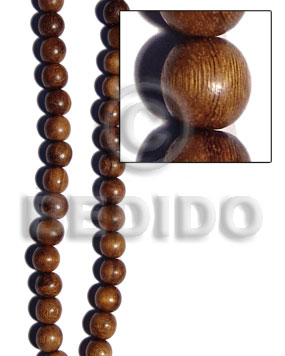 hand made Robles round wood beads 15mm Wood Beads