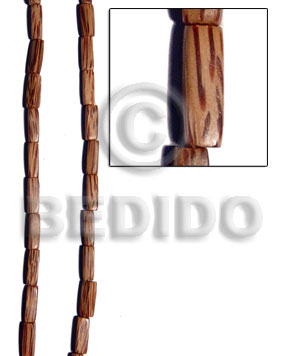 palmwood rectangular block 6mmx20mm - Wood Beads
