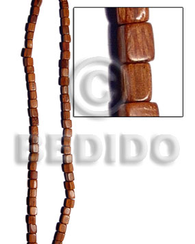 bayong dice 6mmx6mm - Wood Beads