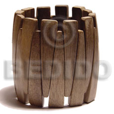 hand made Greywood wood elastic bangle Wooden Bangles