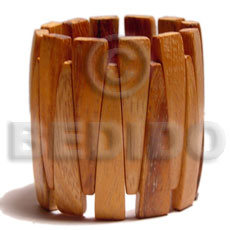 Bayong wood elastic bangle Wooden Bangles