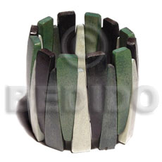 Elastic Natural Wood Bangle