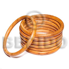 hand made Bayong wood bangle 6mm Wooden Bangles