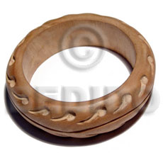 Ambabawod round wood bangle Wooden Bangles