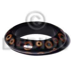 Wood saucer bangle laminated Wooden Bangles