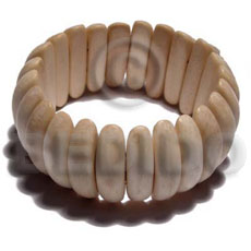 elastic ambabawod wood bangle   clear coat finish/ ht=30m thickness=10mm - Wooden Bangles