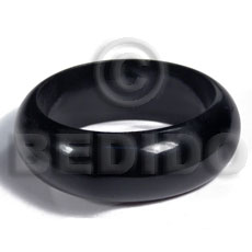 hand made Black stained high gloss coat Wooden Bangles