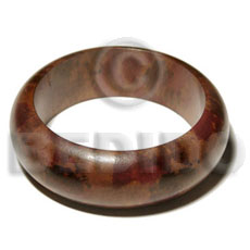 Grained stained glazed and matte coated Wooden Bangles