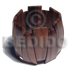 hand made 50mmmx18mmx11mm 14 pcs Wooden Bangles