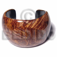 laminated banana bark bangle / inner diameter 70mm - Wooden Bangles