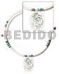 White Clam 3-4mm Wire Choker
