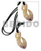40mm MOP Celtic Fish Paua