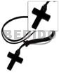 Carabao Black Horn Cross 40mm