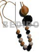 20mm/25mm Round Wrapped Wood Beads