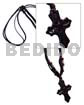 Tribal Carved 50mmx35mm Wooden Cross