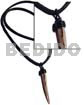 45mmx5mm Brownlip Shell Fang Pendant