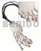 White Limpet Shell Dangling Shells-