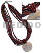 8 Rows Dark Brown Agsam