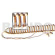 Bamboo Belt Bleached Wood Beads