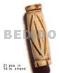Natural Bone Tube Groove 19mmx8mm