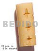 Natural Bone Tube Groove 19mmx8mm