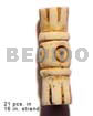 Natural Bone Tube Groove 19mmx8mm
