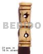 Natural Bone Tube Groove 19mmx8mm