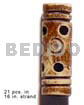 Natural Bone Tube Groove 19mmx8mm