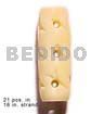Natural Bone Tube Groove 19mmx8mm