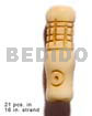 Natural Bone Tube Groove 19mmx8mm