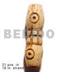 Natural Bone Tube Groove 19mmx8mm