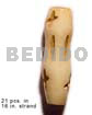 Natural Bone Tube Groove 19mmx8mm