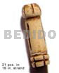 Natural Bone Tube Groove 19mmx8mm