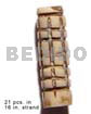 Natural Bone Tube Groove 19mmx8mm